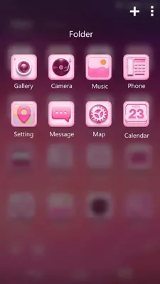 pinky rocket GOLauncher EX Theme android App screenshot 0